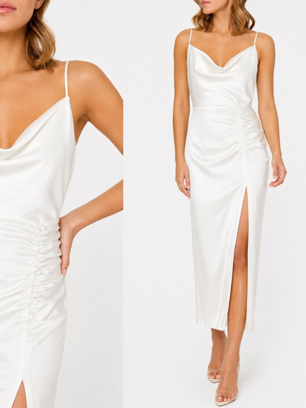 NWT MILLY White Midi Dress size 0